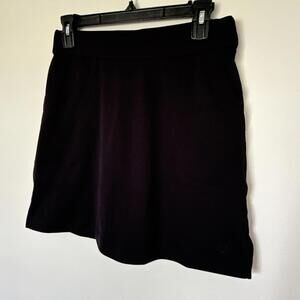 FootJoy Performance Interlock‎ Knit Skort Women L Black Golf Tennis Pickleball